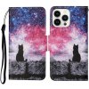 Peňaženkové 3D puzdro Colored na iPhone 16 Pro Max - Red Heart