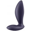 Satisfyer Plug Power silikónový vibračný model s Bluetooth čierny