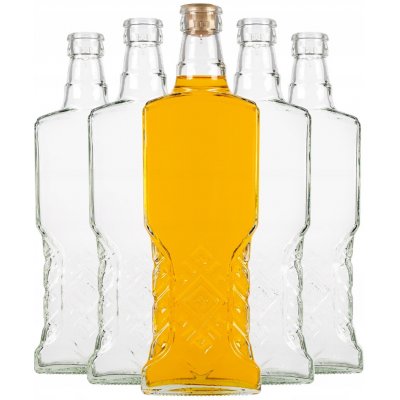Fľaša na alkohol sklenená 500 ml