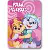 Deka detská flecee Paw Patrol ružová 140x100cm Faro