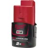 MILWAUKEE Aku / náhradní baterie M 12 B2 Red Li-Ion 12 Volt 2,0 Ah Red Li-Ion