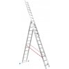 Rebrík Higher 3x14 priečok - 10,90m + hák zdarma