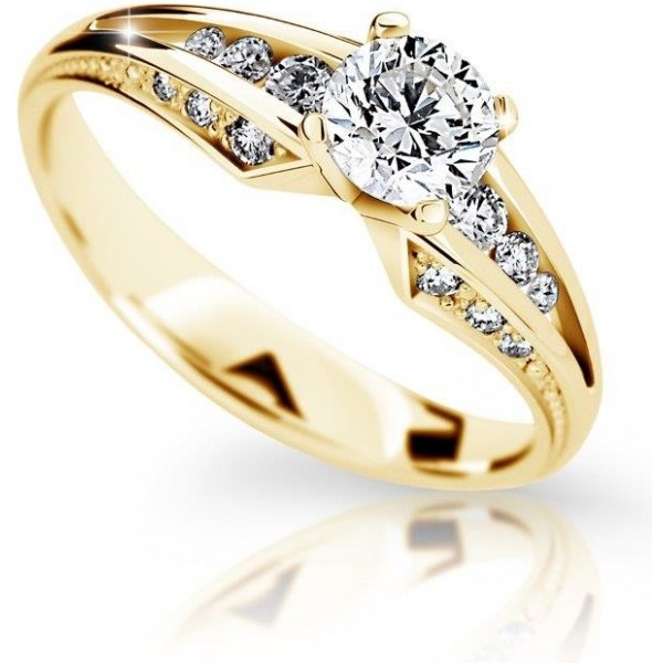 Danfil DF2103 zásnubný prsteň zo žltého zlata od 290 € - Heureka.sk