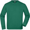 James & Nicholson Mikina JN 840, pracovní COT02084002800-dark green Zelená tmavá XS