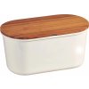 KESPER Chlebník S Doskou 37 X 18 X 215 cm Bambus/Plast Biely 58080
