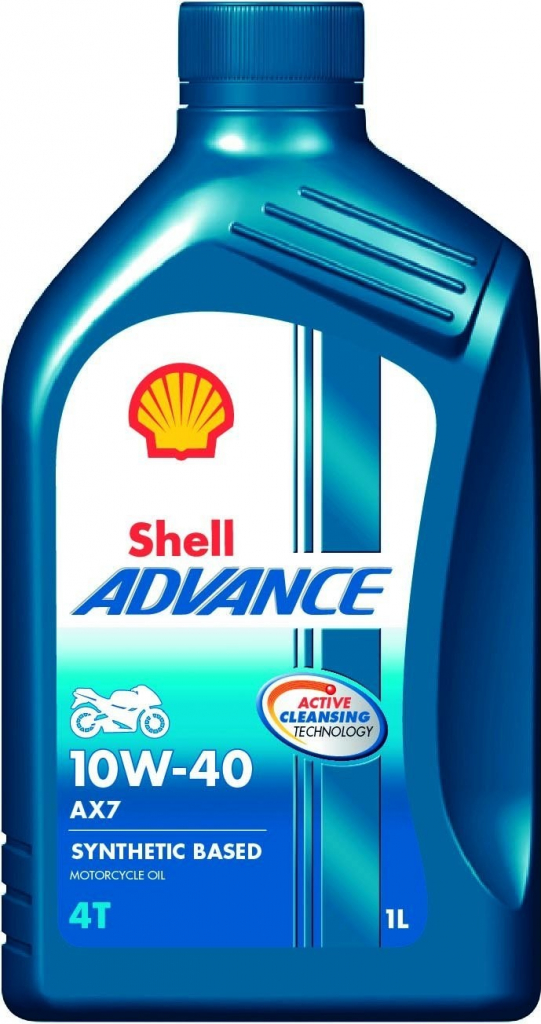 Shell Advance AX7 4T 10W-40 1 l