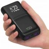 Powerbank 20000 mAh čierny 2xUSB lítium-polymérový