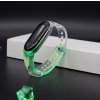 Xiaomi Mi Band 3/4 náhradný náramok - Sklenený vzhľad Farba: Zelená MBSCZ-SK504