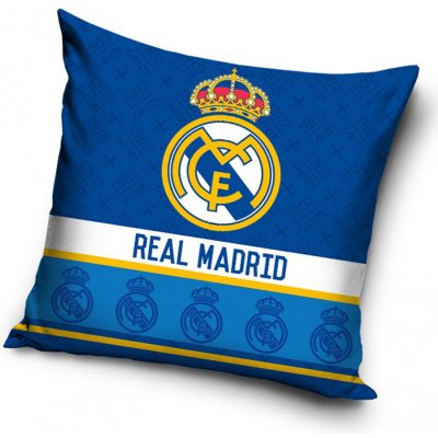 CARBOTEX Obliečka na vankúšik Real Madrid Blue Shields