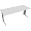 Hobis Pracovný stôl Flex, 180x75,5x80 cm, biely/kov