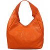 NovaKabelka.sk Tita Arancione Chiaro kožená talianska kabelka oranžová