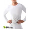Gina Pánske tričko s dlhým rukávom 58007P biela M/L