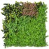 Umelá zelená stena G21 Listo Forest, 50x50 cm