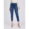 Tmavomodré dámske skrátené cropped mom fit rifle ORSAY