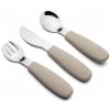 NUUROO Jana Set príborov 3 ks Cobblestone