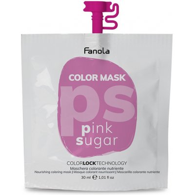 Fanola Color Mask - farebné masky Pink Sugar (ružová), 30 ml