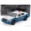 Jada Ford usa Crown Victoria Police Interceptor Sheriff 2001 - The Walking Dead 1:32 Bielo modrá
