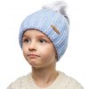 Vlnka Detská vlnená čiapka Woolee V38 svetlo modrá