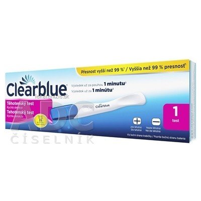Tehotenský test Clearblue PLUS/ rýchla detekcia 1 ks