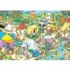 JUMBO Puzzle JvH Kempovanie v lese 1000 dielikov