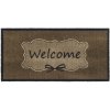Prateľná vstupná rohož FLOMA Welcome - dĺžka 40 cm, šírka 80 cm, výška 0,8 cm
