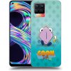 Picasee silikónový čierny obal pre Realme 8 4G - COONDA chlupatka světlá