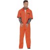 Kostým potetovaný Väzeň oranžový Karneval klaun Halloween veľ. L