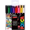 POSCA sada akrylových fixiek /8ks základné 0,7mm