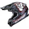 Motokrosová helma Scorpion VX-16 Evo Air Rok černá/šedá/červená L