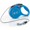 Flexi Vodítko Cat XS lanko 3m modré