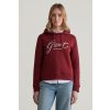 Gant Reg Script Hoodie Plumper Red
