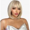 Parochňa zo syntetických vlasov svetlá studená blond SS180-1