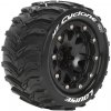 Louise RC MT-CYCLONE SOFT 1/10 0 offset 12mm hex Black Bead-Lock Rims