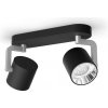 Philips | Philips 50672/30/P0 - LED Stmievateľné bodové svietidlo BYRL 2xLED/4.5W/230V | P3434
