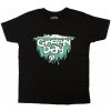 Green Day Tričko Sad Smiley Unisex Black S