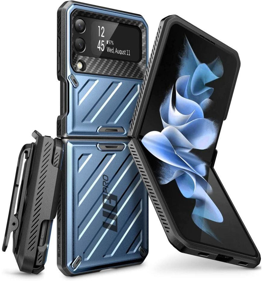 Púzdro Supcase Unicorn Beetle PRO pancierové Samsung Galaxy Z Flip 4 modré