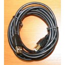 USB kábel Gembird CCP-USB2-AMBM-10 USB 2.0, A-B, 3m, černý