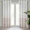 EUROFIRANY ZÁCLONA NA KRÚŽKOCH SONIA 140X250 CM KVETY