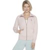 Skechers Bundy The Hoodless Hoodie Diamond Jacket Ružová