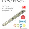 LED pás HQS-5050-60LED 19,2W / 12V / RGBW / IP66