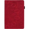 PUZDRO LENOVO TAB M10 ČERVENÉ UZATVÁRATEĽNÉ MANDALA TB-X505L -X505F -X605L -X605F