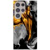 Picasee silikónový prehľadný obal pre Samsung Galaxy S24 Ultra S928B 5G - Black Gold