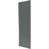 Mexen Next L, 1-krídlová vaňová zástena 60 x 150 cm, 6mm šedé sklo, zlatý lesklý profil, 895-060-000-03-40-50
