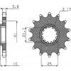 Reťazové koliesko pre sekundárne reťaze typu 520, SUNSTAR - Japonsko (15 zubov) M291-3054-15
