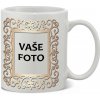FOTOpošta Hrnček s fotkou rámik ORNAMENT 350 ml FOTOposta