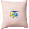Vrtuľník rescue - Vankúš 50x50 - 50x50 - Vrátane výplne ( Svetloružová )