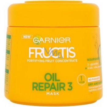 Garnier Fructis Regeneracia a lesk maska pre vysušené a poškodené vlasy 300 ml