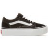 VANS KIDS OLD SKOOL PLATFORM SHOES (4-8 roků), Black-True White - 31