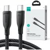 Joyroom SA34-CC3 USB-C / USB-C 60W rýchly prenosový, 1m, černý