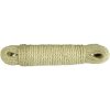 CONNEX Sisalové stáčané lano, 5 mm × 20 m, prírodná farba